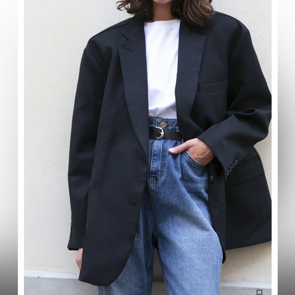 THE FRANKIE SHOP OVERSIZED BOYFRIEND BLAZER